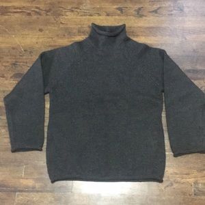 J. Crew brown rollneck sweater size small